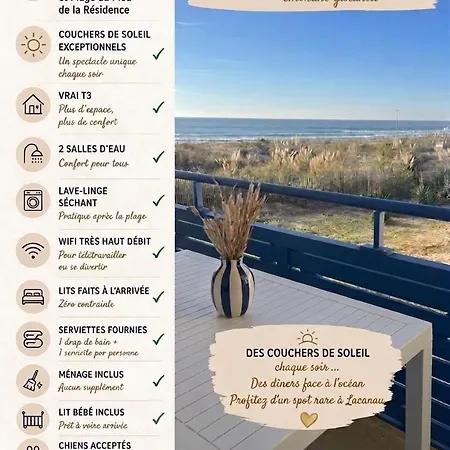Apartman Ocean View - 2 Bedroom - At 50m - Spool Lacanau
